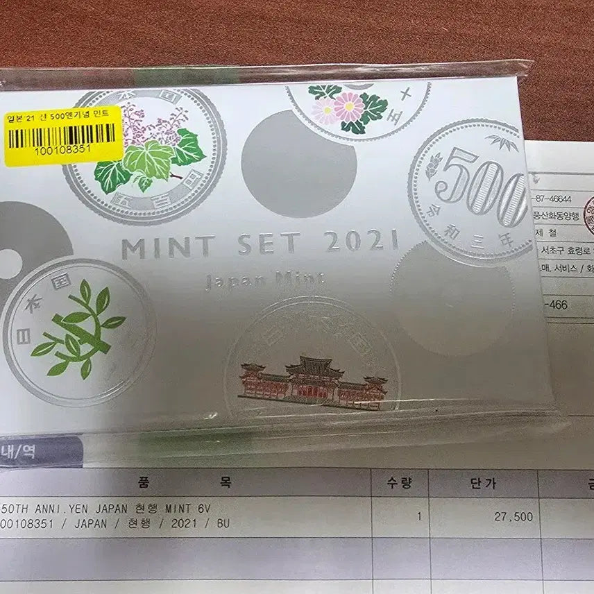 [BUNJANG] Japan 2021 500 Yen Commemorative Mint Set / 일본 2021 신500엔 기념 민트
