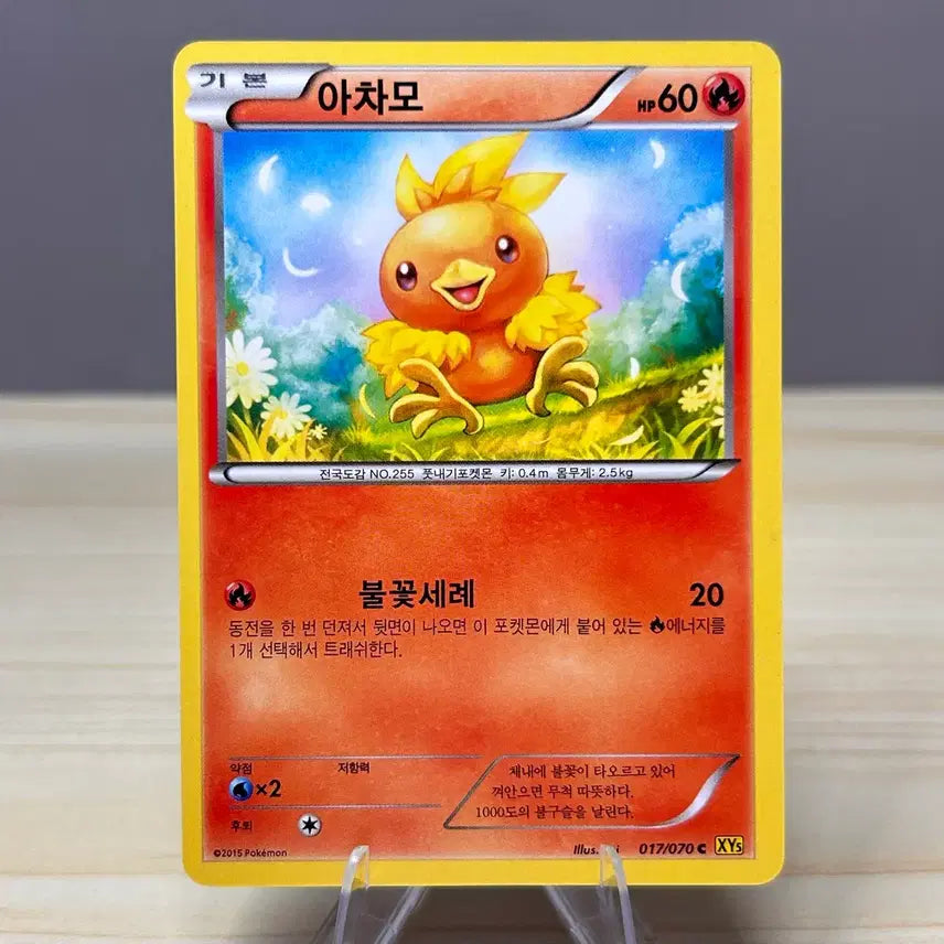 [BUNJANG] Pokemon Card Torchic XY5 017/070 C / [고대 포켓몬카드] 아차모 XY5 017/070 C