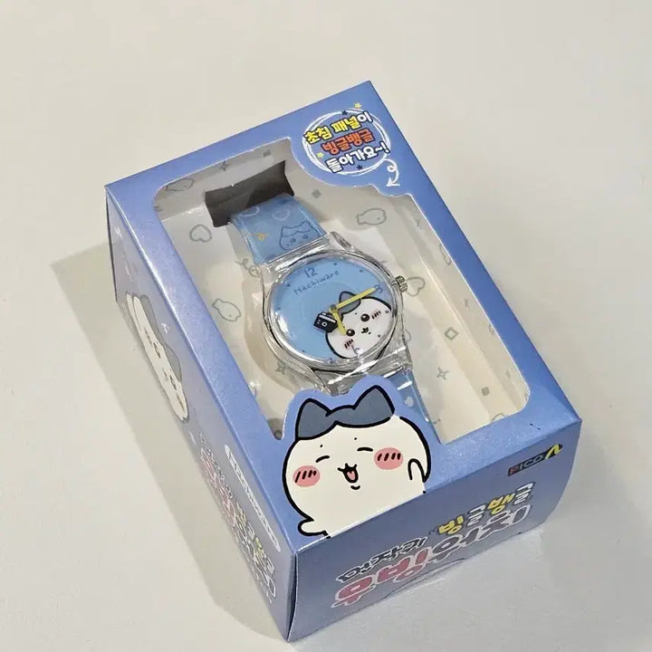 [BUNJANG] Chiikawa Hachiwari Bingle Bangle Moving Watch / 미개봉 새제품) 먼작귀 치이카와 하치와레 빙글뱅글 무빙 워치 시계