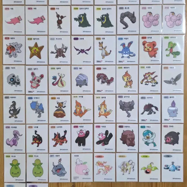 [BUNJANG] Pokemon Sticker Collection / 포켓몬스터 띠부띠부씰