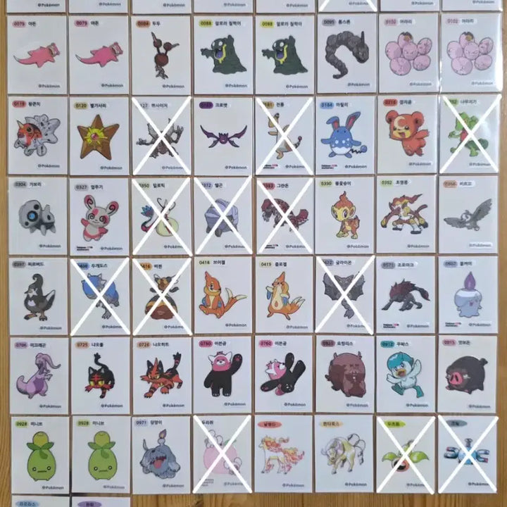 [BUNJANG] Pokemon Sticker Collection / 포켓몬스터 띠부띠부씰