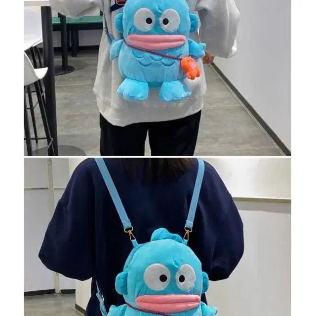 [BUNJANG] Sanrio Hangyodon Backpack Bag / 산리오 한교동 백팩 가방 (새상품)
