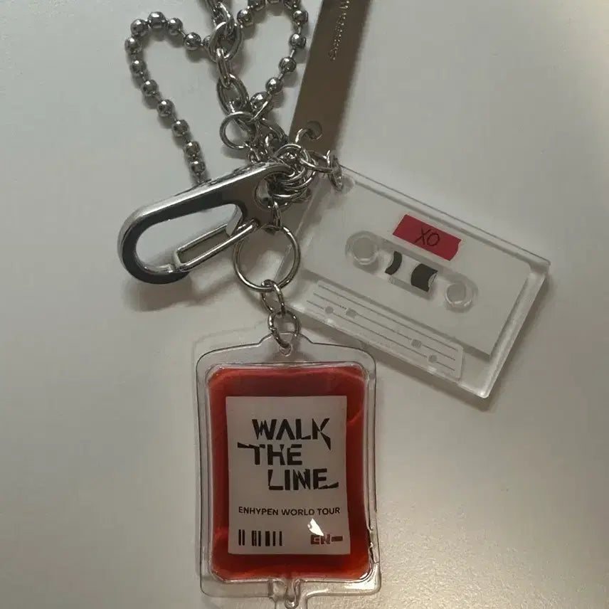 [BUNJANG] ENHYPEN Walk the Line Blood Pack Keychain / 엔하이픈 웤더라(walk the line) 혈액팩 키링