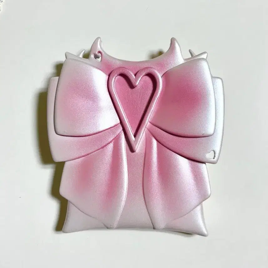 [BUNJANG] Ran Pink Heart Photocard Holder / Ran님 핑크 악마 하트 포카홀더