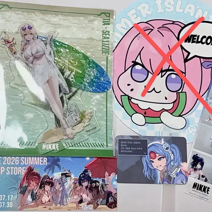 [BUNJANG] Nikke Tia Acrylic Stand The Hyundai Pop-up Exclusive / 니케 팝업 티아 아크릴, 입장 특전 더현대