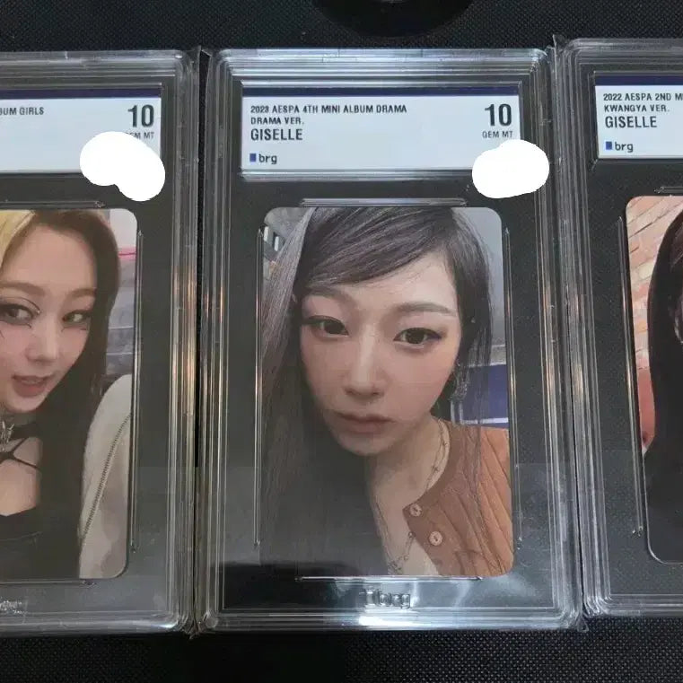[BUNJANG] Aespa Giselle Photocard Set 3 Types / 에스파 지젤 포토카드 3종 세트 brg10