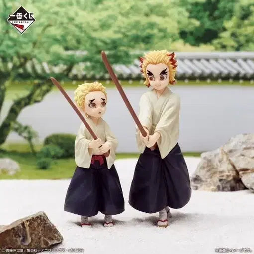[BUNJANG] Kimetsu no Yaiba (Demon Slayer) Ichiban Kuji Immortal Bonds Figure - Kyojuro Rengoku &amp; Senjuro (Sealed) / (미개봉 최저가) 귀멸의칼날 이치방쿠지 제일복권 불멸의 유대 B상 렌고쿠 쿄쥬로,센쥬로 훈련 피규어 급처합니다