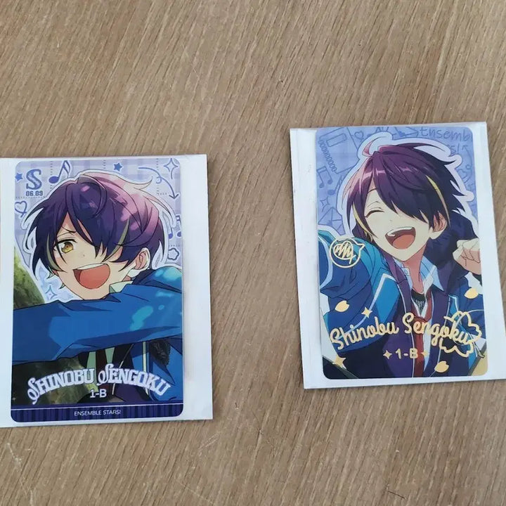 [BUNJANG] Ensemble Stars Sengoku Shinobu School Uniform Photocard Set (2 pcs) / 앙스타 센고쿠 시노부 교복 포카 2개 세트
