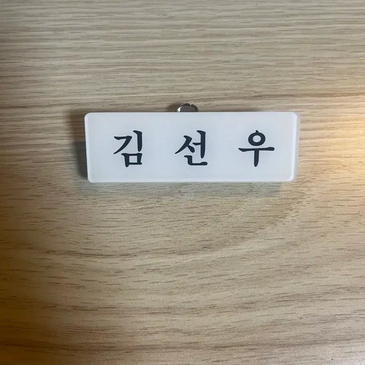 [BUNJANG] ENHYPEN Sunwoo Name Tag Merch / 엔하이픈 더보이즈 선우 김선우 명찰 굿즈