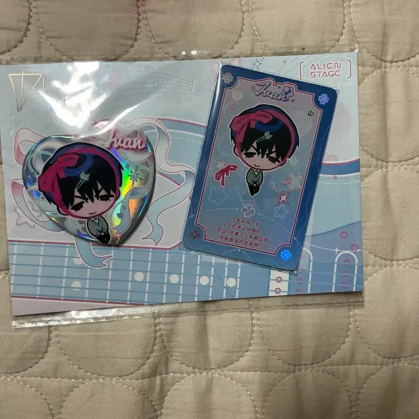 [BUNJANG] A Stage Recollection Ivan Can Badge &amp; Photocard Set / 에이스테 리콜렉션 이반 캔뱃지 포터카드