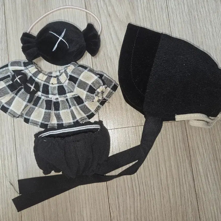 [BUNJANG] 20cm Doll Clothes Tiumma Black / 20cm 인형옷 티움마 블랙