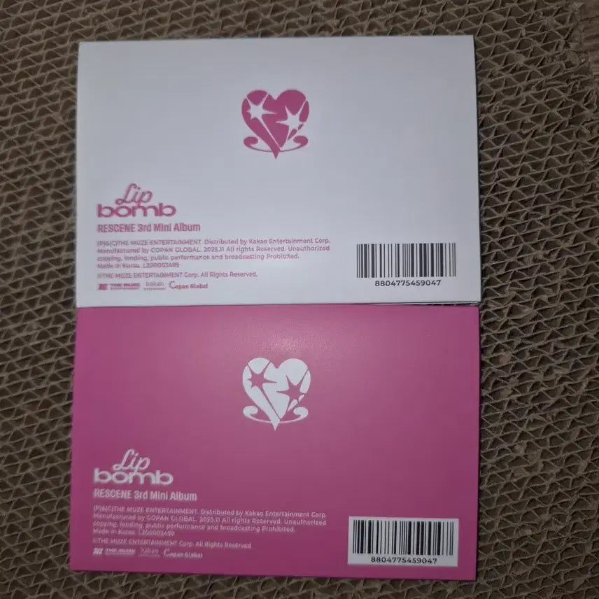 [BUNJANG] Ressine Lip Bomb Signed QR Album Set Photocard / 리센느 lip bomb 립밤 친필 싸인 QR 앨범 세트 포카