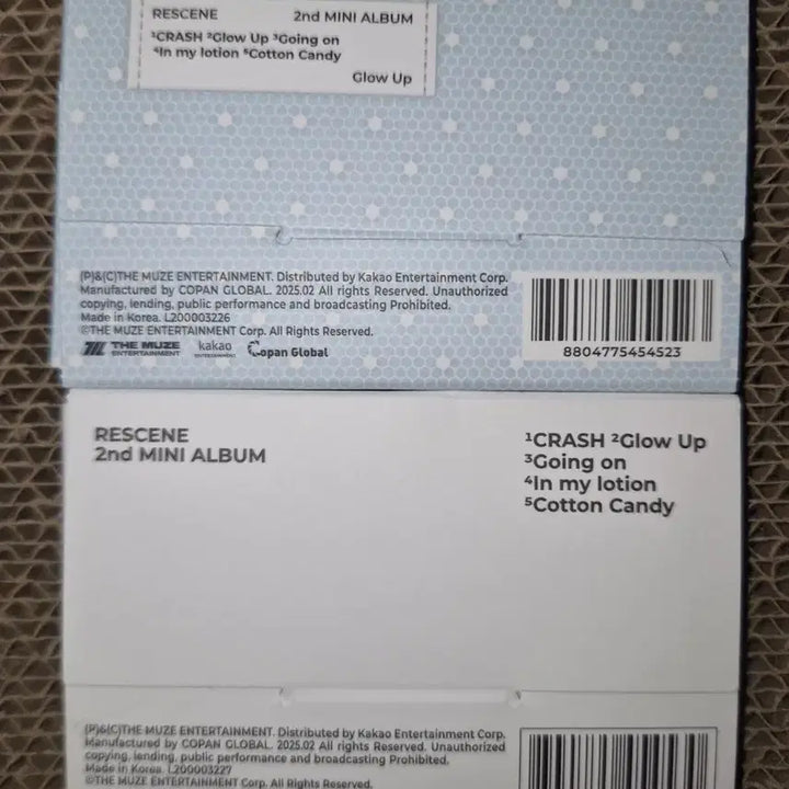 [BUNJANG] RESCENE Glow Up Signed QR Album Set incl. Photocard / 리센느 Glow Up 글로우 업 친필 싸인 QR 앨범 세트 포카포함