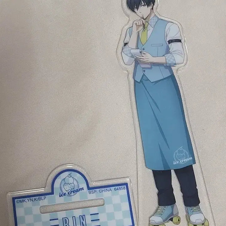 [BUNJANG] Blue Lock Ice Cream Acrylic Stand Rin / 블루록 아이스크림 아크릴 스탠드 린