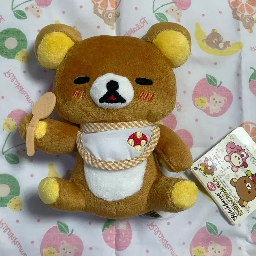 [BUNJANG] Rilakkuma Classic Mushroom Bib / 27일까지 할인) 고전 버섯턱받이 리락쿠마