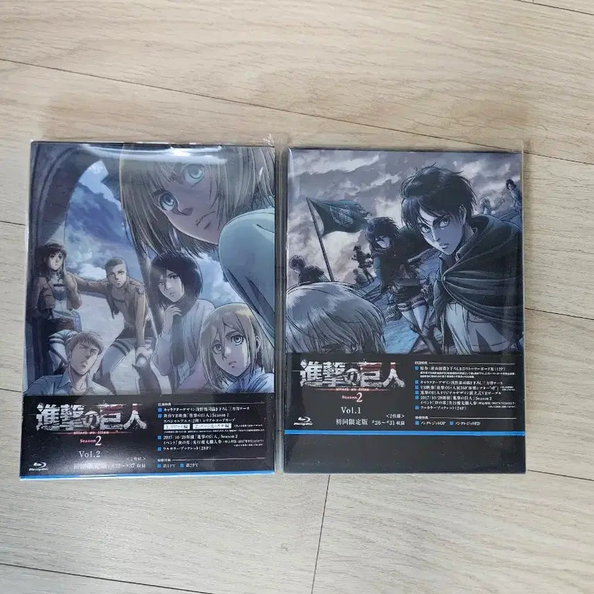 [BUNJANG] Attack on Titan Season 2 Blu-ray / 진격의 거인 시즌2 블루레이