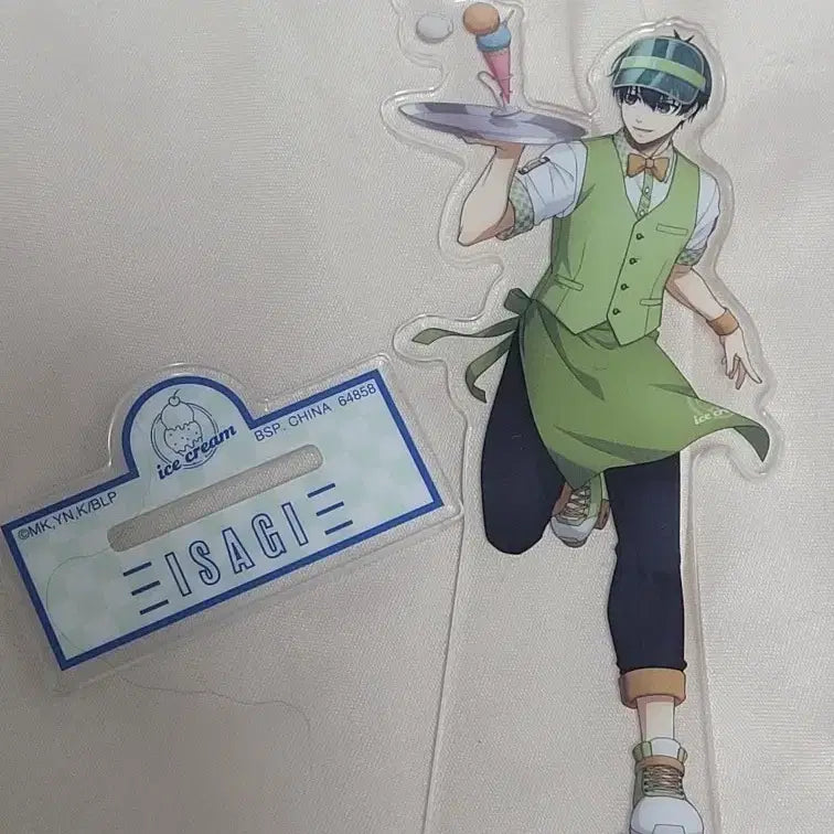 [BUNJANG] Blue Lock Isagi Yoichi Ice Cream Acrylic Standee / 블루록 아이스크림 아크릴 이사기 스탠드