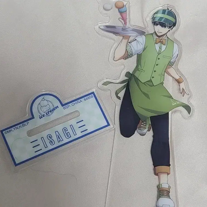 [BUNJANG] Blue Lock Isagi Yoichi Ice Cream Acrylic Standee / 블루록 아이스크림 아크릴 이사기 스탠드