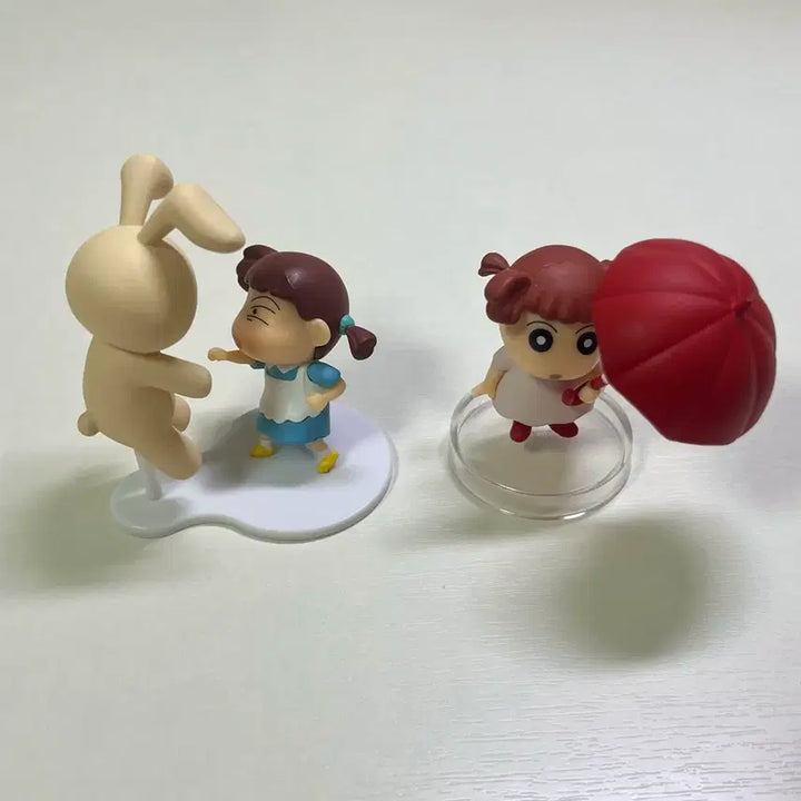 [BUNJANG] Bundle Set Glass Umbrella Figure Gacha + Play Set Figures / [일괄] 유리 우산 피규어 가챠 + 소꿉놀이 랜덤 유리 피규어