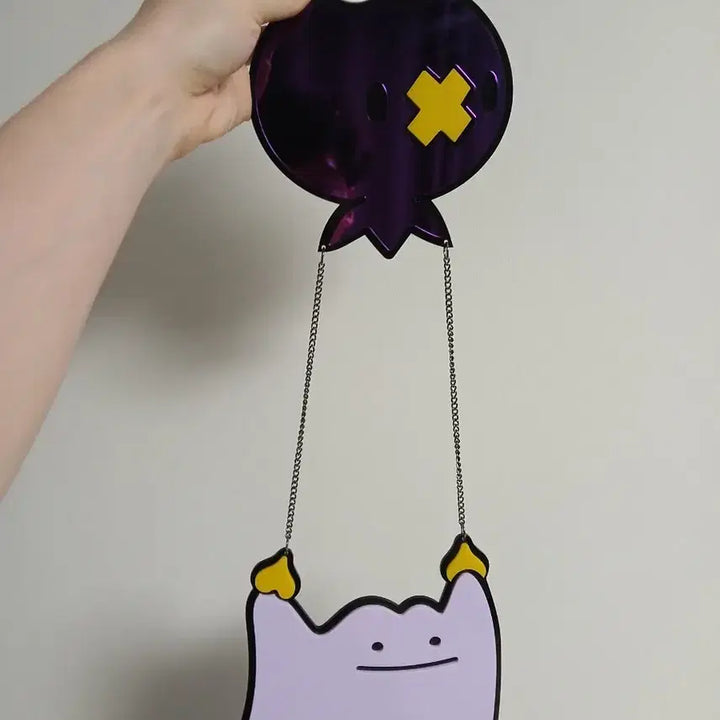 [BUNJANG] Pokemon Poccypia Swirlix x Ditto Acrylic Wall Decor / 포켓몬 포코피아 흔들풍손x메타몽 아크릴 벽걸이 장식