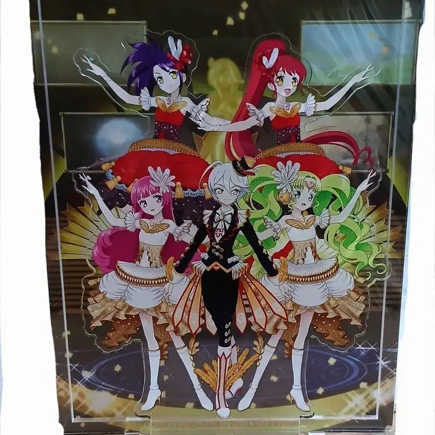 [BUNJANG] Pripara Genius Team Acrylic Standee &amp; Charms Set / 프리파라 아크릴 히비키 파루루 후와리 트리콜로르 캬라핀 천재팀