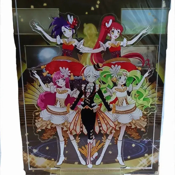[BUNJANG] Pripara Genius Team Acrylic Standee &amp; Charms Set / 프리파라 아크릴 히비키 파루루 후와리 트리콜로르 캬라핀 천재팀