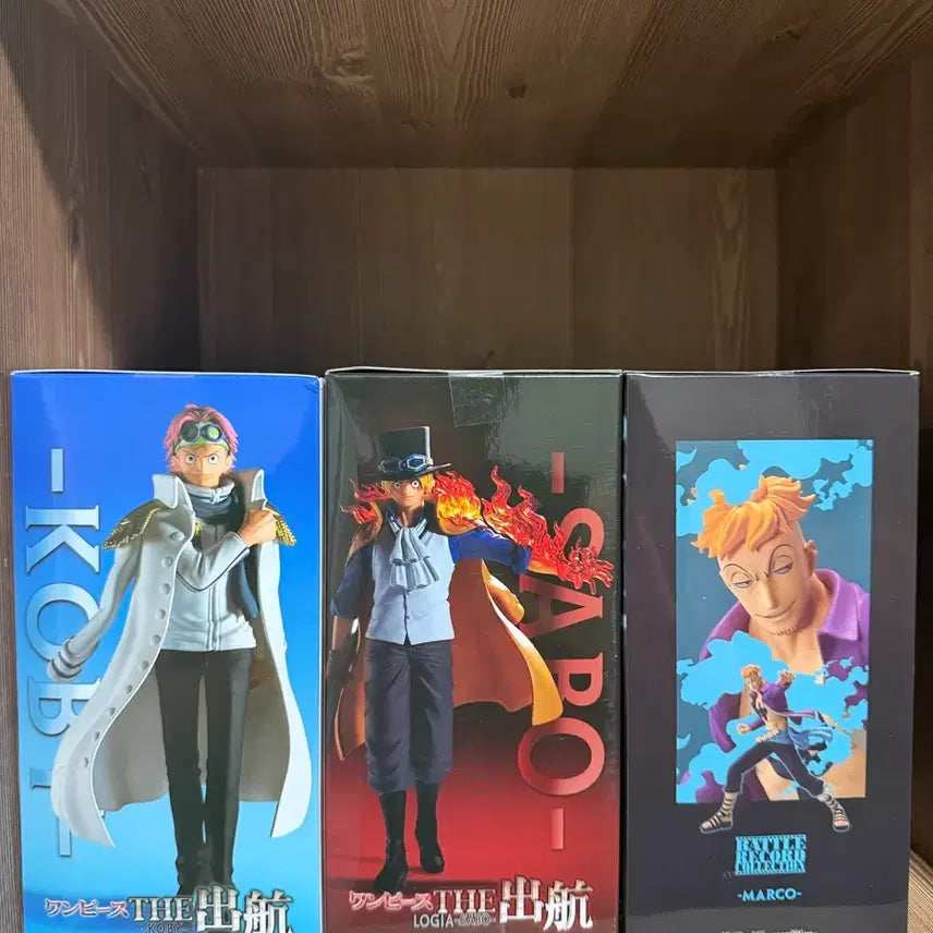 [BUNJANG] One Piece The Shutsukou Koby, Sabo, Marco BRC Bundle Set (Sealed) / 미개봉) 원피스 THE출항 코비 사보 / 마르코 BRC 일괄
