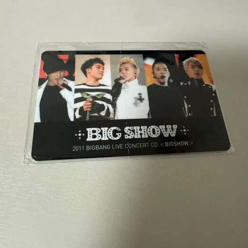 [BUNJANG] BIGBANG 2011 BIGSHOW Photocard / 빅뱅 빅쇼 BIGSHOW 포카