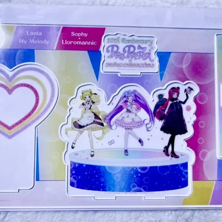 [BUNJANG] PriPara SoLaMi Smile Sanrio Acrylic Diorama - Laala, Mirei, Sophie / 프리파라 솔라미스마일 산리오 아크릴 디오라마 / 라라 미래 미레이 소피