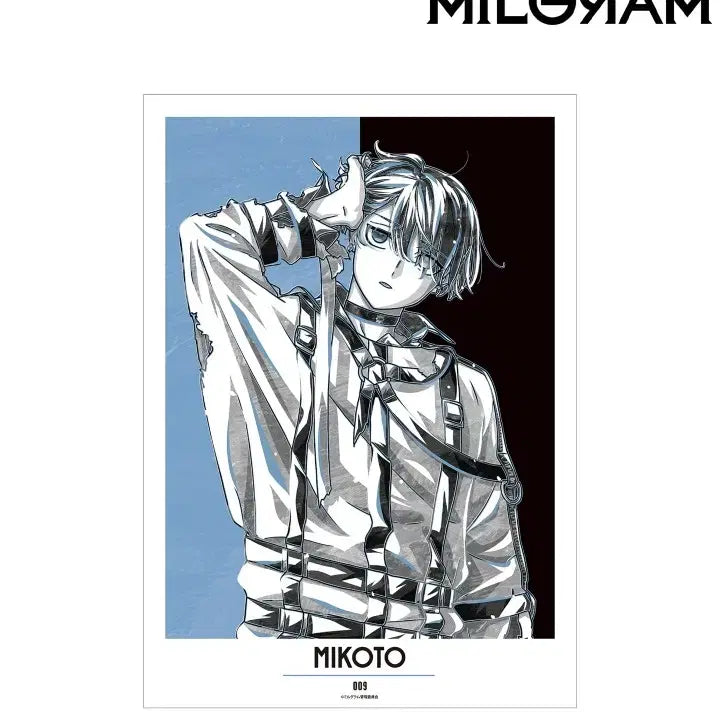[BUNJANG] Milgram Mikoto Kayano Kirisaki Shidou 3rd Anniversary A3 Poster / 밀그램 milgram 카야노 미코토 키리사키 시도우 3주년 쿠지 2심 1심 언더커버 A3 포스터