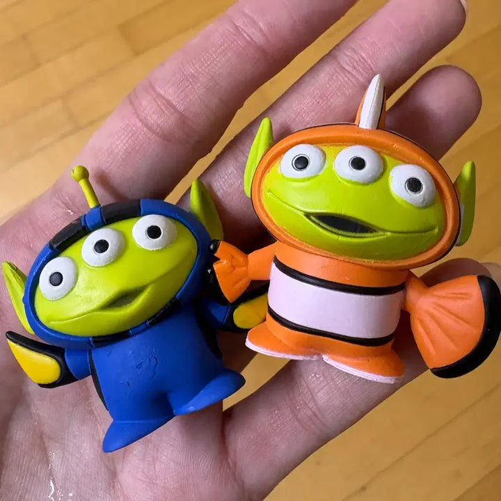 [BUNJANG] Disney Pixar Finding Nemo &amp; Dory Alien Costume Figure Gacha Set / 알린 코스튬 피규어 가챠 - 니모&amp;도리