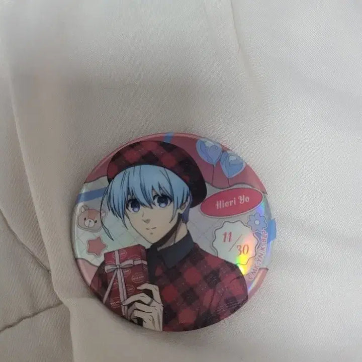 [BUNJANG] Blue Lock Hiori Paper Can Badge &amp; Hologram Photocard Set / 블루록 히오리 지류 캔뱃지 양도합니다