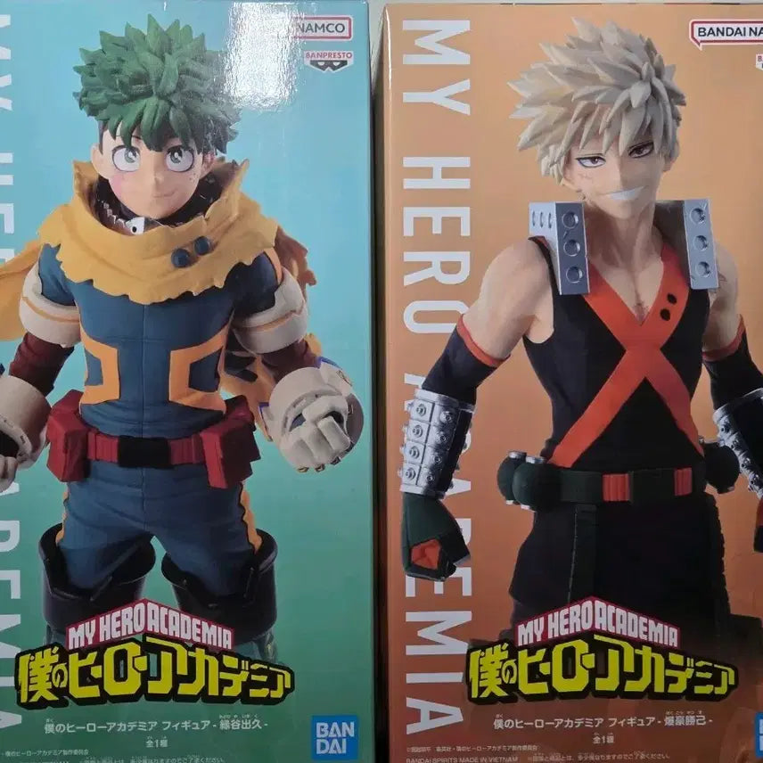 [BUNJANG] My Hero Academia Season 8 Izuku Midoriya &amp; Katsuki Bakugo Figure Set (Sealed) / [미개봉] 나히아 미도리야/바쿠고 8기 피규어 세트