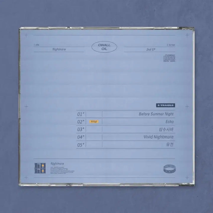 [BUNJANG] May 5th Nightmare Mini Album Vol. 2 CD (Sealed) / 오월오일 Nightmare 앨범 CD 미개봉