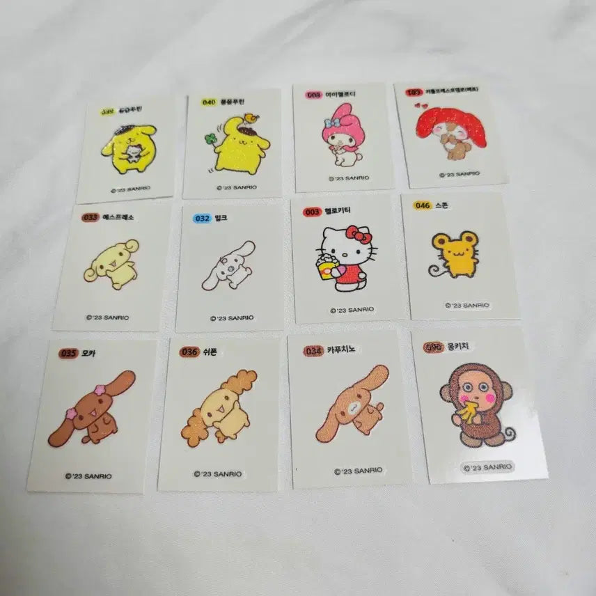 [BUNJANG] Sanrio Sticker Bundle Set / 산리오 띠부씰 산리오 스티커 일괄 세트