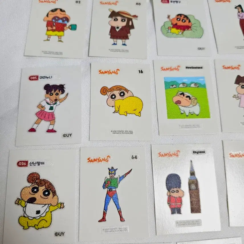 [BUNJANG] Crayon Shin-chan Sticker Bundle Set / 짱구는못말려 띠부씰 짱구 스티커 일괄 세트
