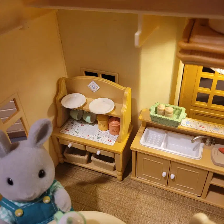 [BUNJANG] Sylvanian Families Special Kitchen Full Set Old / 실바니안 스페셜 주방 풀세트 올드