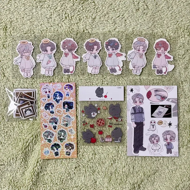 [BUNJANG] Gwedamchulgeun (Ghostly Commute) Sticker Bundle Set / 괴담출근 괴출 스티커 일괄 조각스티커 D조 현무1팀 이자헌 백사헌 김솔음 최요원 류재관 호유원 J3 제삼 천악