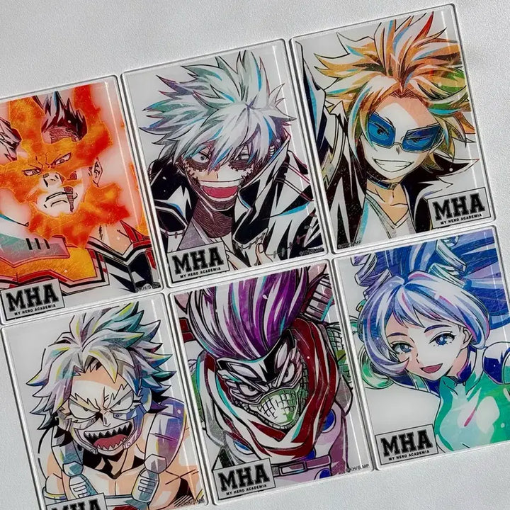 [BUNJANG] My Hero Academia Ani-Art Acrylic Card Set / 나히아 애니메이트 Ani-Art 아크릴카드