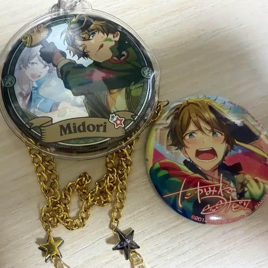 [BUNJANG] Ensemble Stars Midori Can Badge Bundle Set / 앙스타 미도리 캔뱃지 일괄