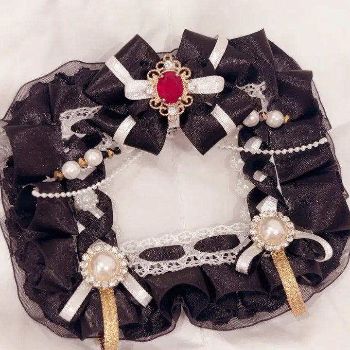 [BUNJANG] Lace Rosette Ita Bag Toploader / 레이스 로제트 이타백 탑로더 탑꾸
