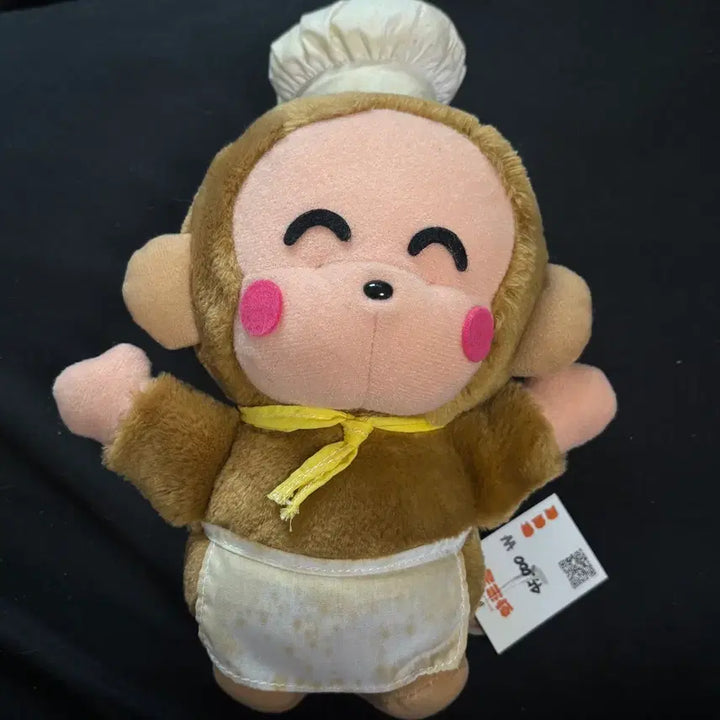 [BUNJANG] Vintage Sanrio Chef Monkichi Monkey Plush / 일본 고전 산리오 요리사 몽키치 원숭이 인형 레트로