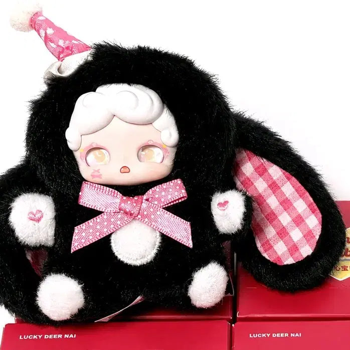 [BUNJANG] Bamtooki V5 Black Chic Mini Doll Charm / 밤토끼 v5 블랙시크 인형 밤토끼 미니 투눈