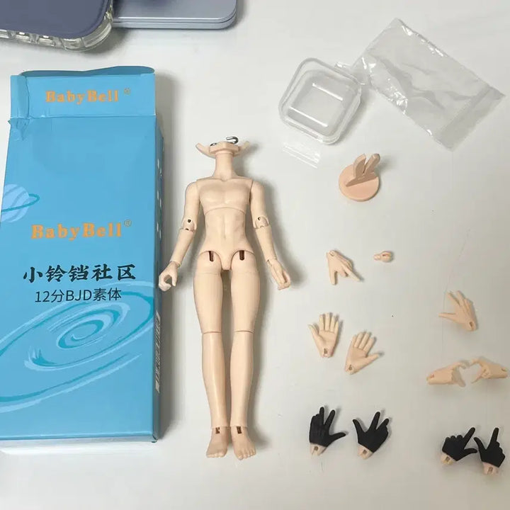 [BUNJANG] BJD Doll 1/12 Scale Outfit + Body Bundle / 인형 BJD 1/12 의상+바디