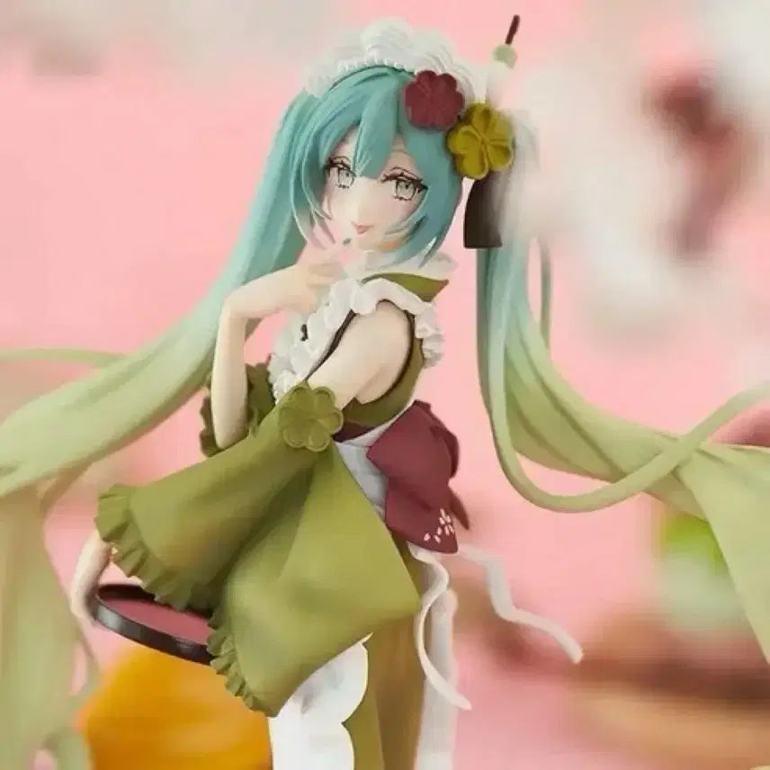 [BUNJANG] Hatsune Miku Matcha Parfait Noodles Stopper Figure (Sealed) / [미개봉.번장유일] 하츠네 미쿠 녹차 말차 파르페 피규어 누들스토퍼