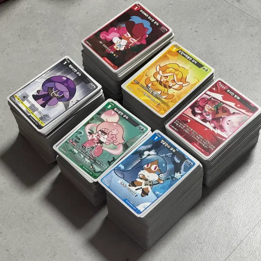[BUNJANG] Cookie Run General Card Bundle Set (1120 Cards) / 쿠키런 일반카드 1254장 일괄 (쿠키런카드)