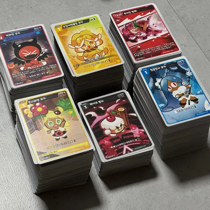 [BUNJANG] Cookie Run General Card Bundle Set (1120 Cards) / 쿠키런 일반카드 1254장 일괄 (쿠키런카드)