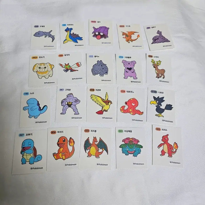 [BUNJANG] Pokemon Sticker Collection / 개별) 포켓몬스터 띠부씰 포켓몬 띠부씰 스티커