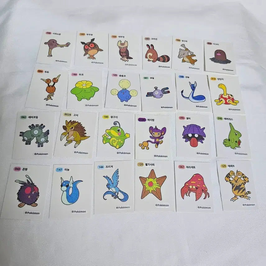 [BUNJANG] Pokemon Sticker Collection / 개별) 포켓몬스터 띠부씰 포켓몬 띠부씰 스티커