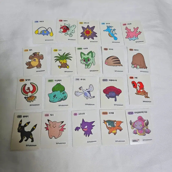 [BUNJANG] Pokemon Sticker Collection / 개별) 포켓몬스터 띠부씰 포켓몬 띠부씰 스티커